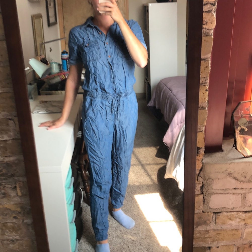 Denim jumpsuit